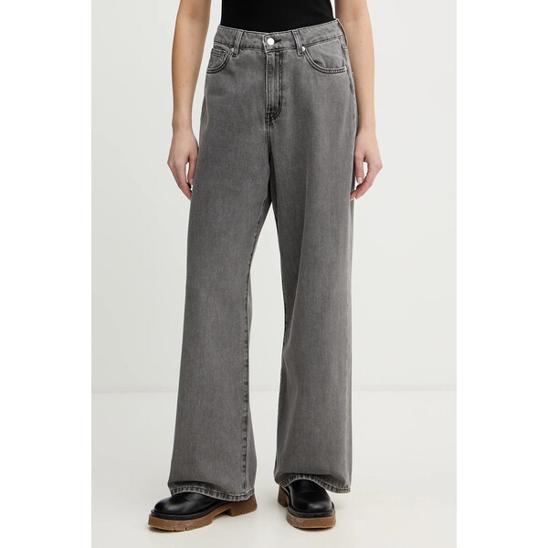 Lacoste jeansy  damskie high waist HF0310