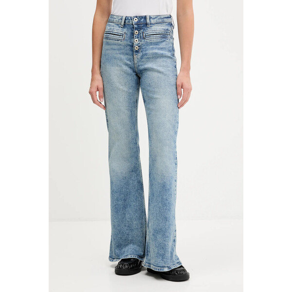 Karl Lagerfeld Jeans jeansy  damskie high waist A4W10024