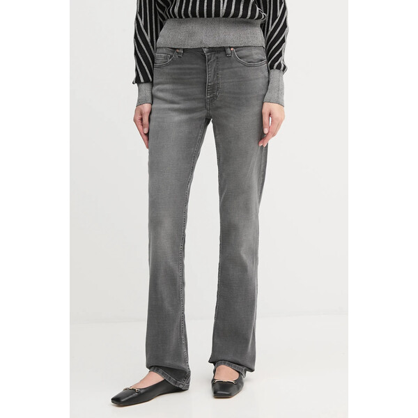 United Colors of Benetton jeansy bootcut  szare 4IMHDE00G