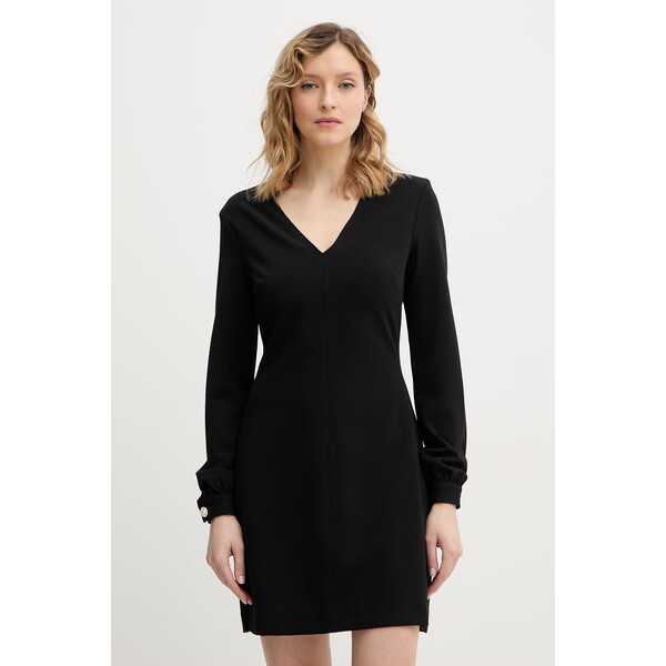 Guess sukienka EVELINA  kolor czarny mini prosta W6RK30 KCBO2 W6RK30.KCBO2
