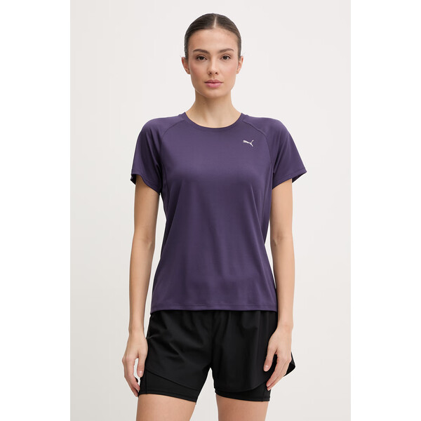 Puma t-shirt treningowy  damski kolor fioletowy 526578