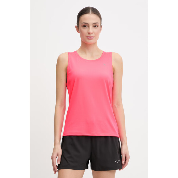 Puma top do biegania Velocity  kolor różowy 526574
