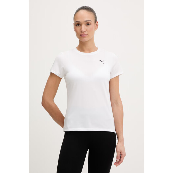 Puma t-shirt treningowy Train All Day Essentials  kolor biały 527177