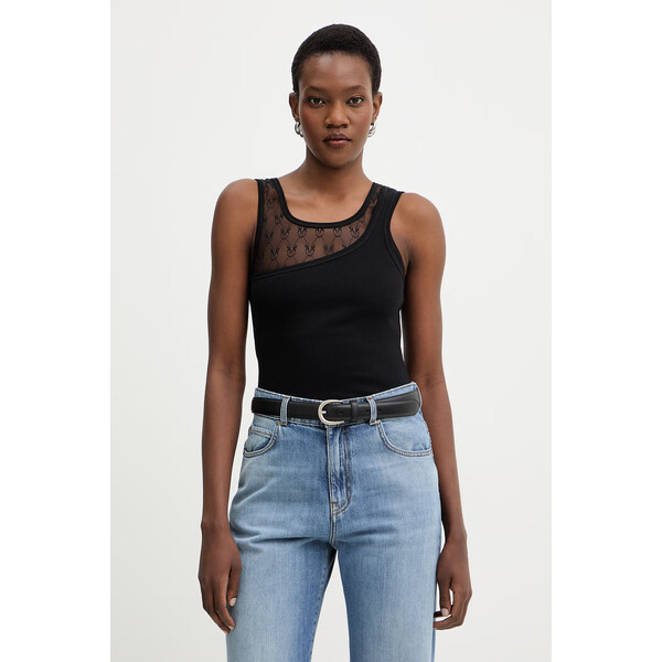 Pinko top  kolor czarny 106461 A362 106461.A362