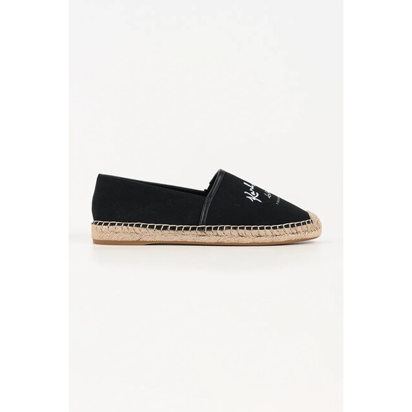 Karl Lagerfeld espadryle Kamini  kolor czarny KL80110A KL80110A.900