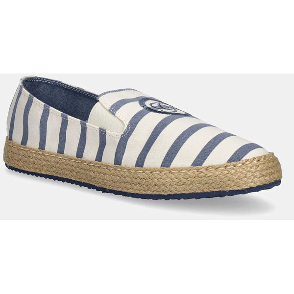 Gant espadryle Raffiaville  kolor granatowy 30568945.G208