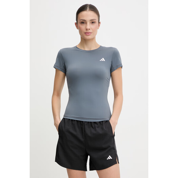 adidas Performance t-shirt treningowy  damski kolor szary KD0109