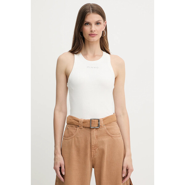 Pinko top  kolor biały 100822 A2RC 100822.A2RC