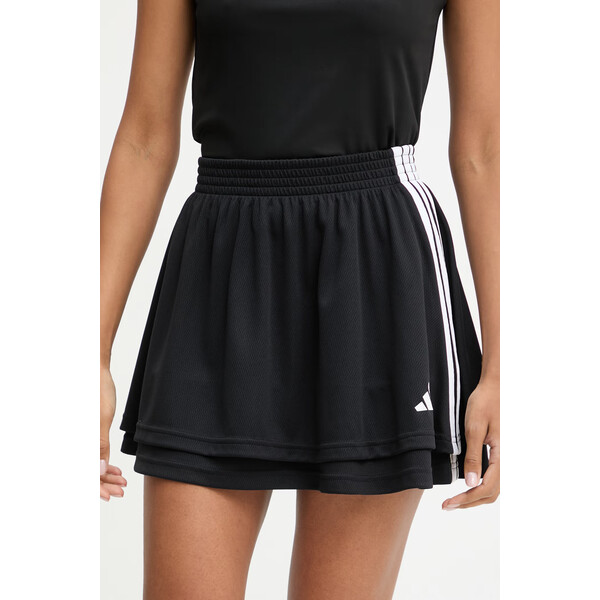 adidas spódnica House of Tiro  kolor czarny mini rozkloszowana JY7632