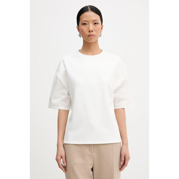 Patrizia Pepe t-shirt  damski kolor biały 8M1813 J394 8M1813.J394