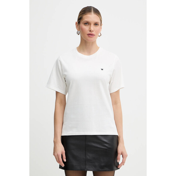 Weekend Max Mara t-shirt bawełniany VENACO  damski kolor biały 2615971031600