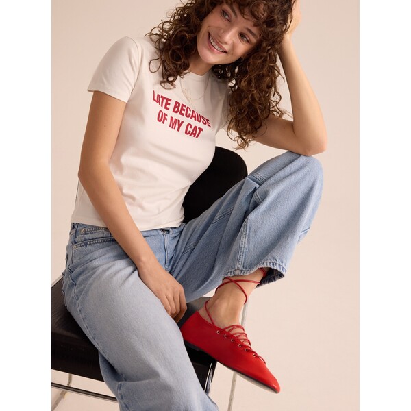 Reserved T-shirt z napisem 454KL-00X