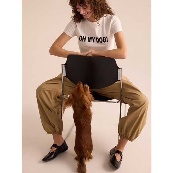 Reserved T-shirt z napisem 454KL-01X