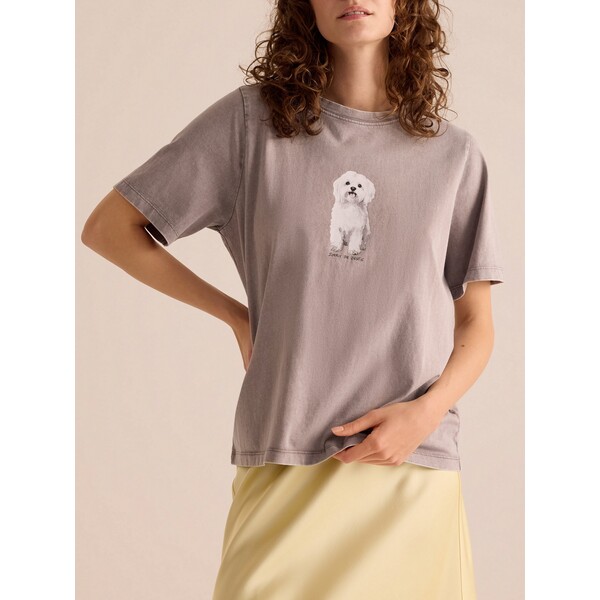 Reserved T-shirt z nadrukiem 271HT-90X