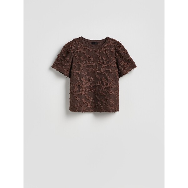 Reserved Kreszowany t-shirt 436HT-89X