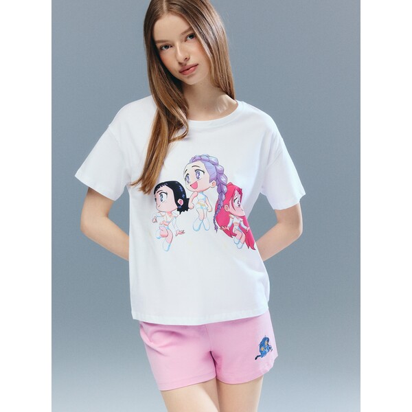 House Piżama z nadrukiem KPop Demon Hunters 042HS-MLC
