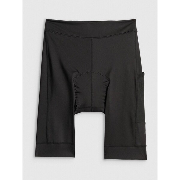 4F Spodenki kolarskie z żelową wkładką damskie - czarne 4FWSS25TFSHF0872-20S