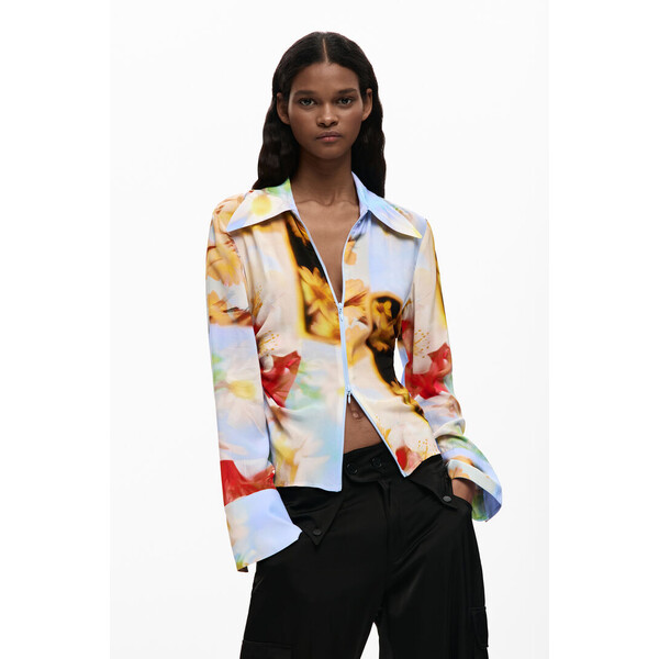 Desigual Lejąca koszula w kwiaty 26SWCW068018