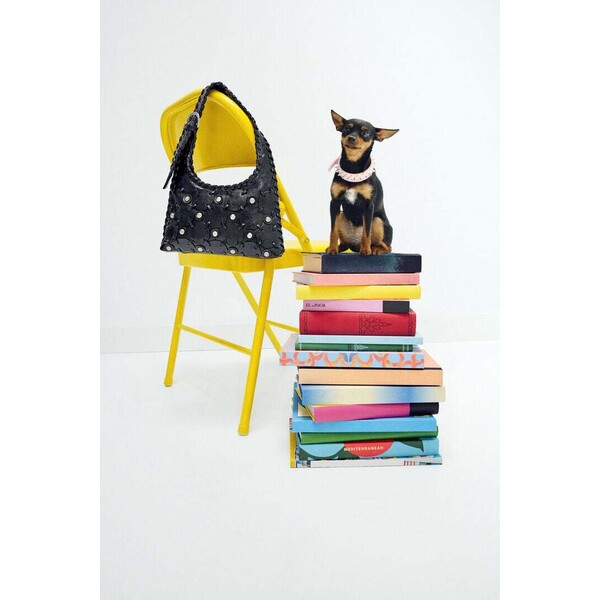 Desigual torebka z ćwiekami ze skóry ekologicznej 26SAXPCD2000U