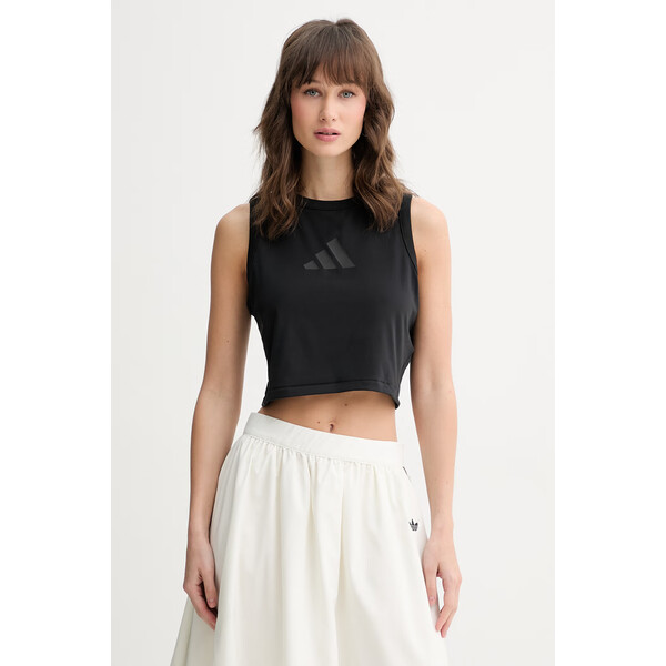 adidas crop top damski x Z.N.E  czarny KC7762