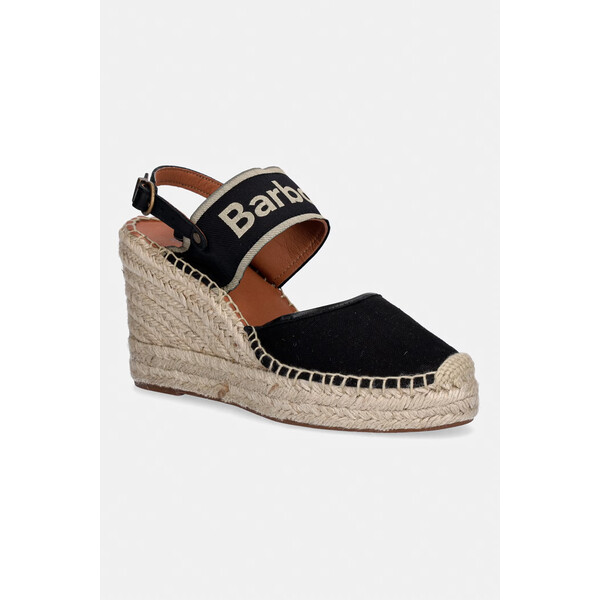 Barbour espadryle damskie Lyndhurst  czarne LFO0803BK72