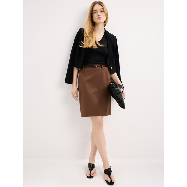 Mohito Spódnica midi z paskiem 477IP-88X