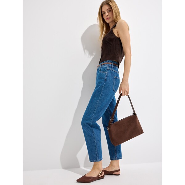 Mohito Jeansy paperbag z paskiem 639IH-50J