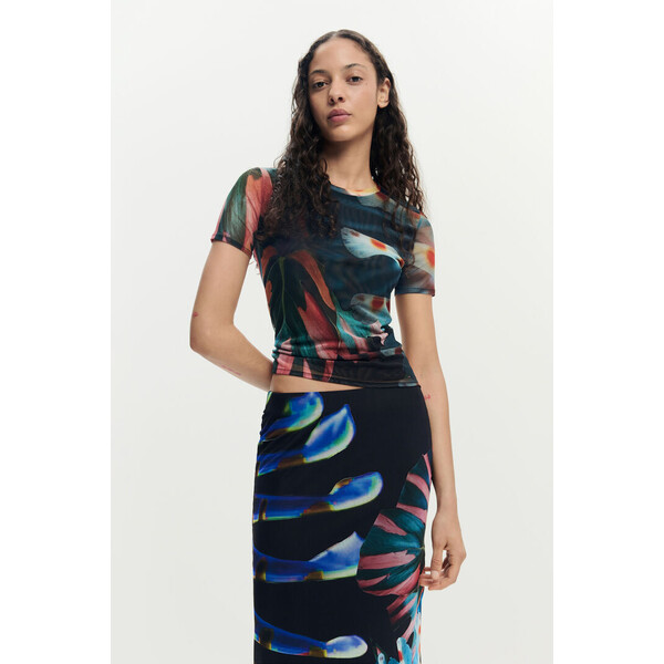 Desigual Koszulka zaprojektowana przez mr. christian lacroix 26SWTKXV9019
