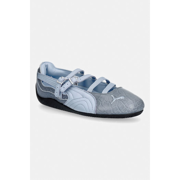 Puma baleriny skórzane Speedcat Ballet Croc  niebieskie 405327