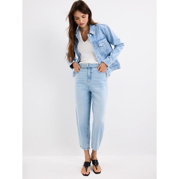 Mohito Jeansy balloon z paskiem 647IH-05J
