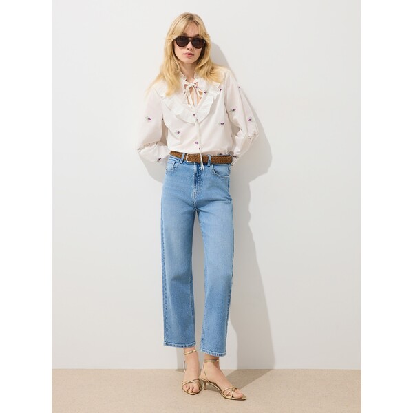 Mohito Jeansy straight z paskiem 135KH-05J