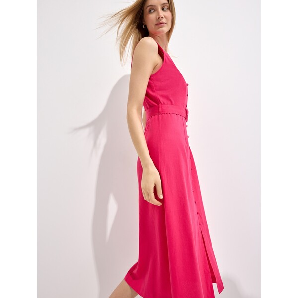 Mohito Szmizjerka midi z lnu i wiskozy 085IS-43X