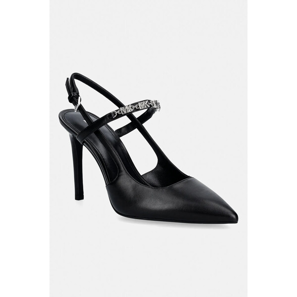 MICHAEL Michael Kors szpilki skórzane Dina Flex High Sling Pump  kolor czarny 40R6DIHP1L.001