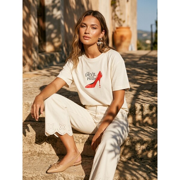 Sinsay Koszulka z nadrukiem The Devil Wears Prada 864HA-01X