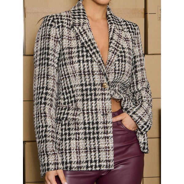 Sinsay Żakiet w kratę 402GY-MLC