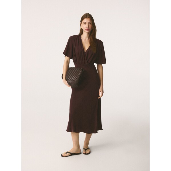 Reserved Sukienka z cupro 185IT-93X