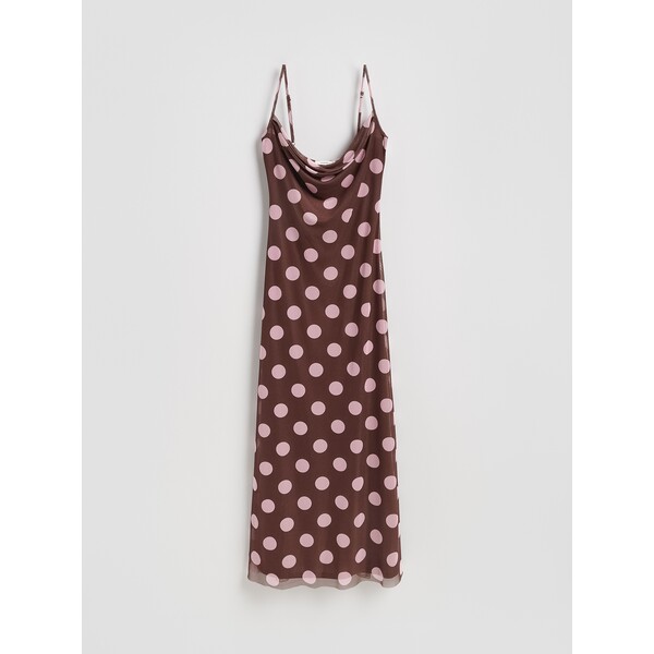 Reserved Sukienka w groszki 679HS-MLC