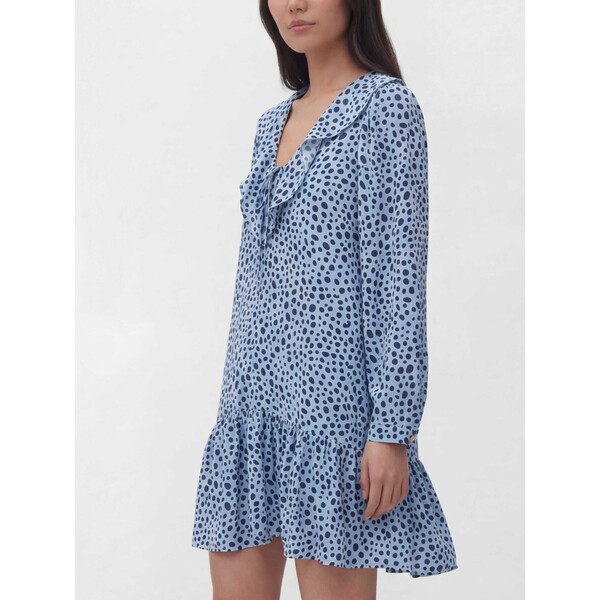 Reserved Wzorzysta sukienka mini 875KI-55X