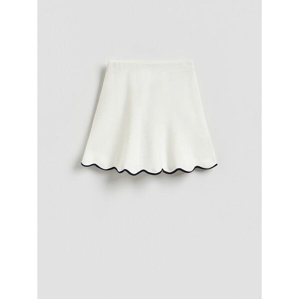 Reserved Spódnica z kontrastową lamówką 304HI-MLC