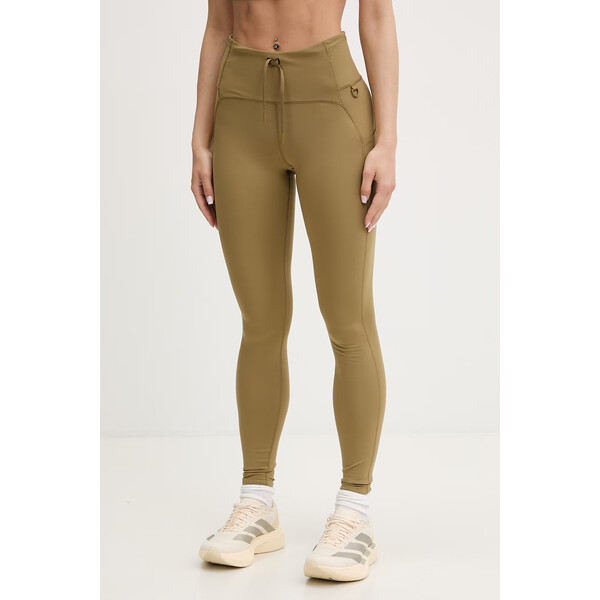 The North Face legginsy damskie REFINA  zielone high waist NF0A8J1X2EL1