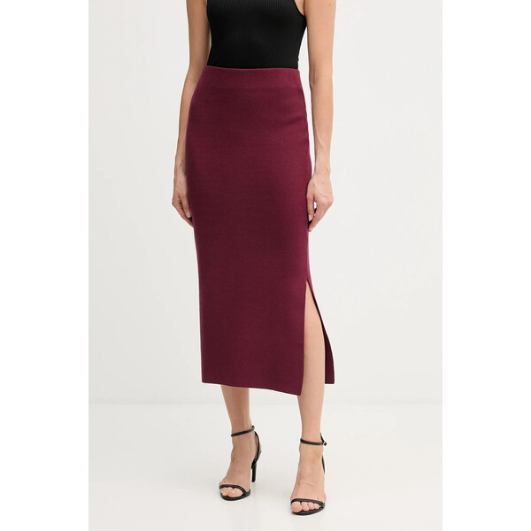 Joseph Ribkoff spódnica  kolor bordowy maxi ołówkowa 243967F25