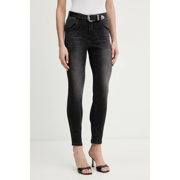 Miss Sixty jeansy  damskie kolor czarny 6S1JJ74700