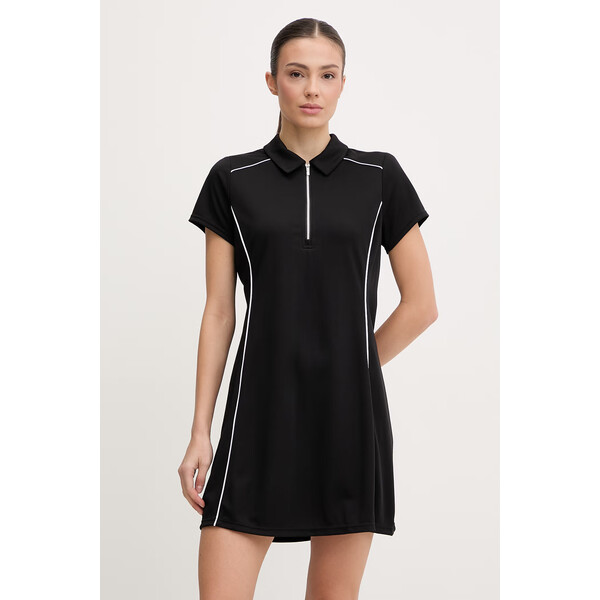 Dkny sukienka  kolor czarny mini prosta DP6D4941