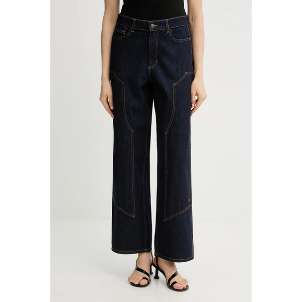 ZADIG&VOLTAIRE jeansy  damskie kolor granatowy WWJE01327