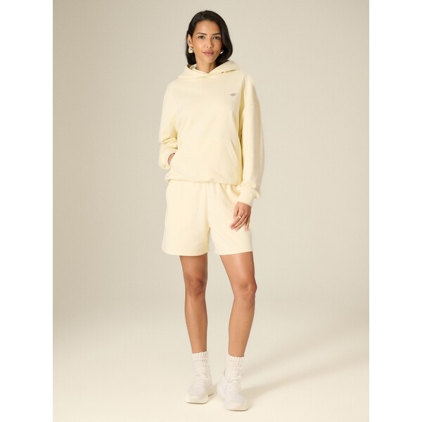 4F Spodenki dresowe damskie - żółte 4FRSS26TSWSF3081-80S