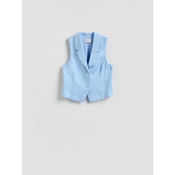 Reserved Lniana kamizelka 548KK-50X