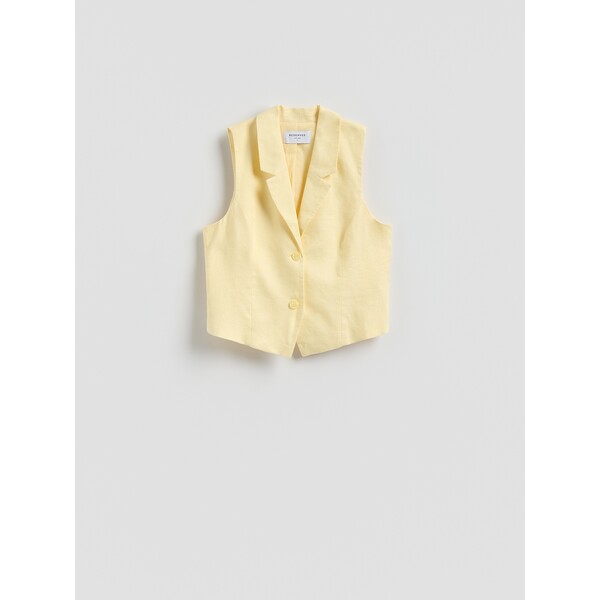 Reserved Lniana kamizelka 548KK-10X