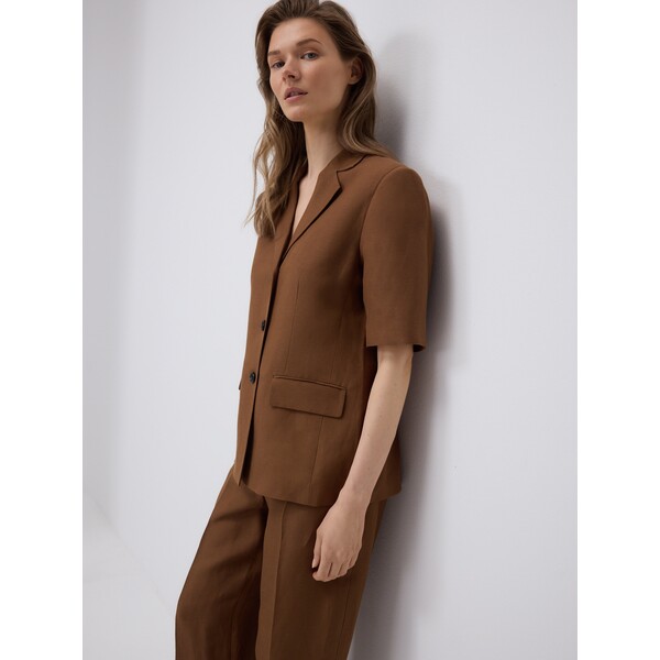 Reserved Marynarka z lnem 038JL-84X