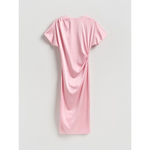 Reserved Sukienka midi z drapowaniem 770HR-30X