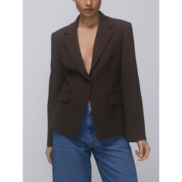 Reserved Marynarka z dodatkiem wiskozy 745JC-88X